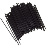 Chef Craft 5 Inch Coffee Stirrer Straws-Set of 150, black
