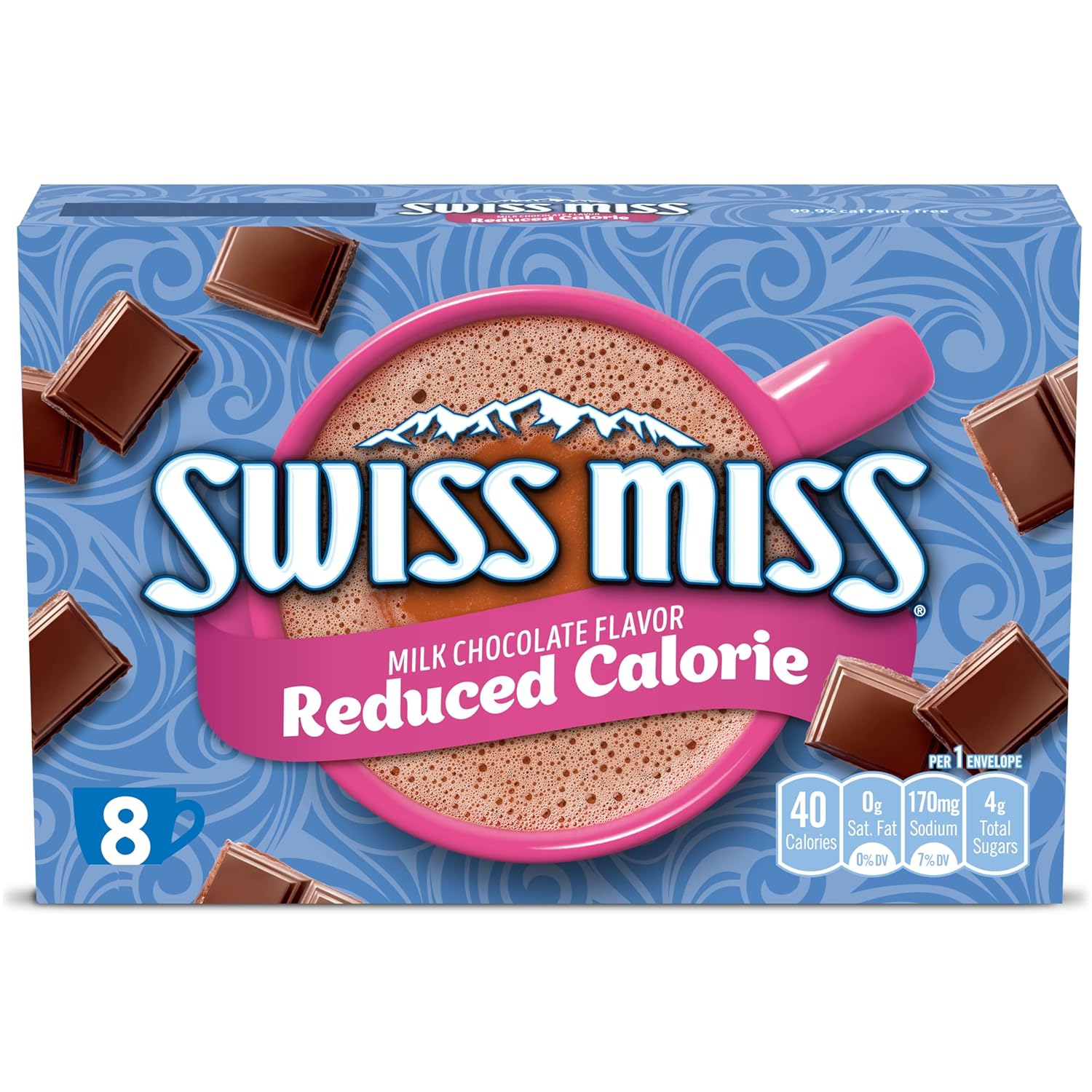 Swiss_Miss_Reduced_Calorie_Milk_Chocolate_Flavored_Hot_Cocoa_Mix,_Hot_Cocoa_Bar_Supplies,_0.39_oz.,_8-Count_Envelopes