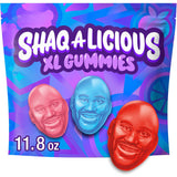 SHAQ-A-LICIOUS Individually Wrapped XL Gummies Original Flavor Snack Size, Halloween Chewy Candy Bag, 8.5 oz