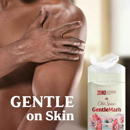 Old Spice GentleMan's Aluminum Free Dry Feel Deodorant for Men, 24/7 Lasting Freshness, Gentle on Skin with Skin Conditioners