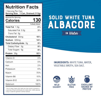 Bumble_Bee_Solid_White_Albacore_Tuna_in_Water,_5_oz_Can_(Pack_of_4)_-_Wild_Caught_Tuna_-_29g_Protein_per_Serving,_High_in_Omega-3s_-_Non-GMO_Project_Verified,_Gluten_Free,_Kosher