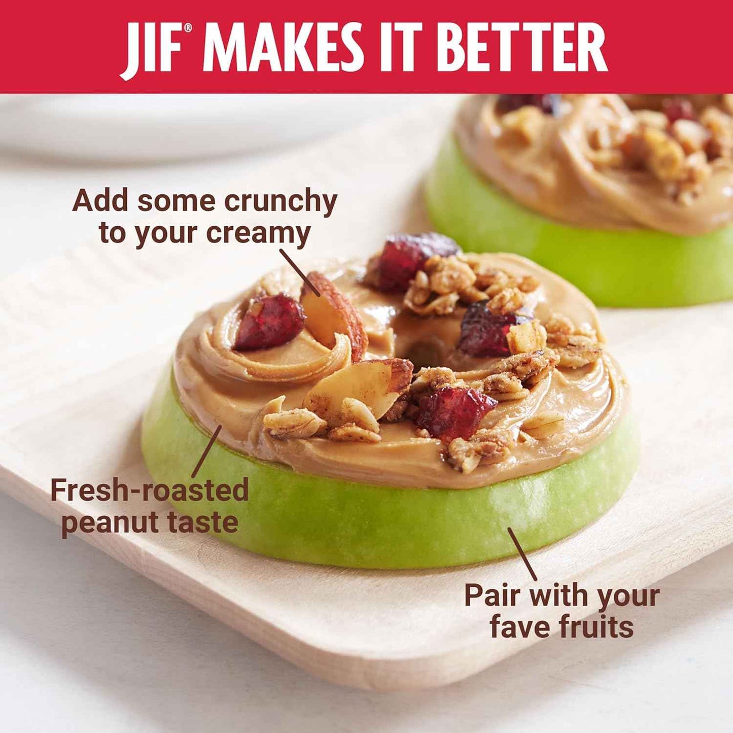 Simply Jif Creamy Peanut Butter, 15.5 Ounces (Pack fo 1)