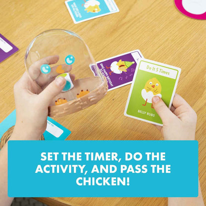 Exploding Kittens Chicken Butt 2-6 Players - Ages 4+ - 2 Minutes to Play - Hot Potato Style Card Game - Fun Card Game, Family Game Night, Creative Kids Game