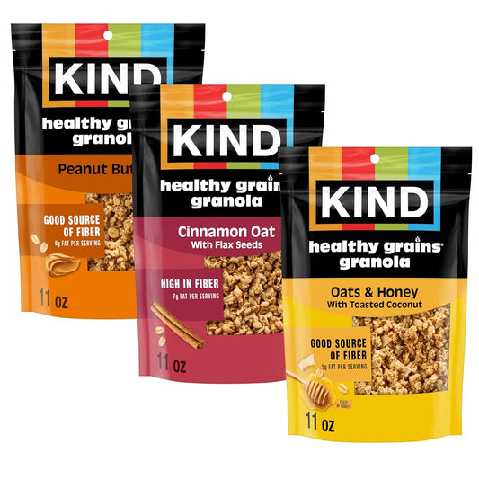 Kind_Healthy_Grains_Granola_Variety_Pack,_Gluten_Free,_Healthy_Snack_Mix,_Peanut_Butter,_Cinnamon_Oat,_Oats_&_Honey,_5-10g_Protein,_11oz,_3_Count