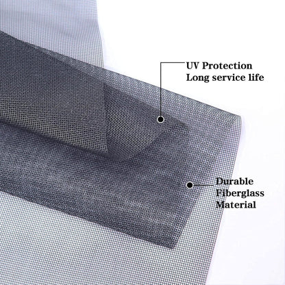 Windows_Screen_and_Screen_Door_Repair_Kit,_48"x118"_Charcoal_Fiberglass_Mesh_with_Rolling_Tool/Hook/Ruler/Cutter/Spline_-_Window_Screen_&_Sliding_Screen_Door_Replacement_for_Windows,_TOOLTRIZ