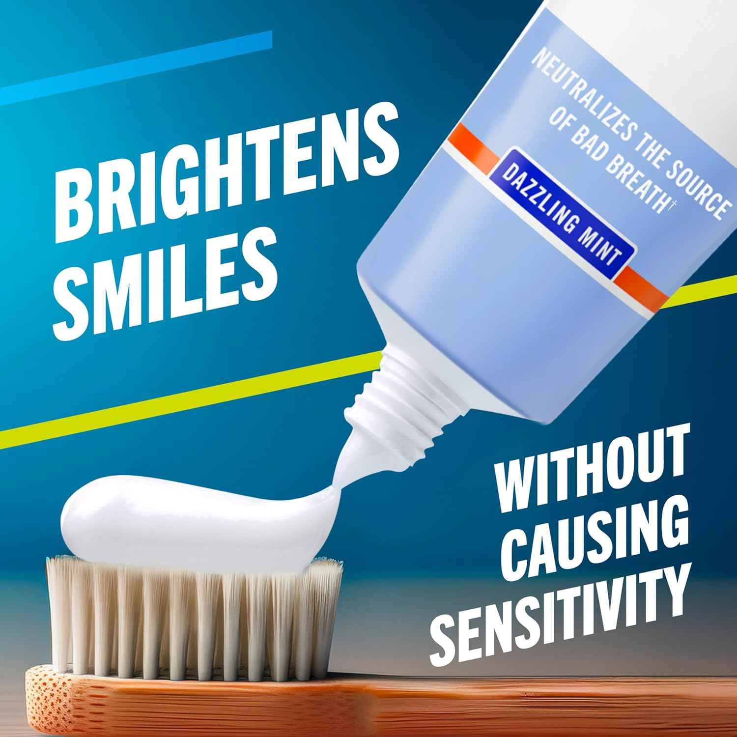 TheraBreath, Gentle Peroxide-Free Teeth Whitening in 1 Week (3), with Fluoride for Anticavity Protection, Dazzling Mint