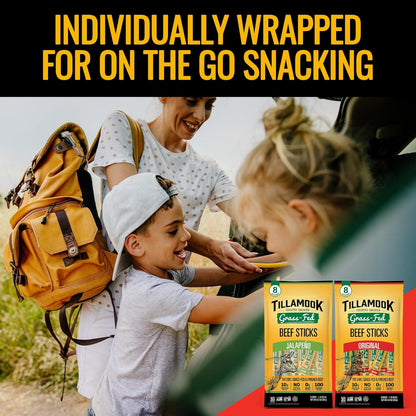 Tillamook_Country_Smoker_100%_Grass_Fed_Beef_Sticks,_Zero_Sugar,_Original,_1.15_Ounce_(Pack_of_8)_Whole_30_Approved,_Non_GMO_Clean_Meat_Snacks,_High_Protein,_Gluten_Free,_Individually_Wrapped