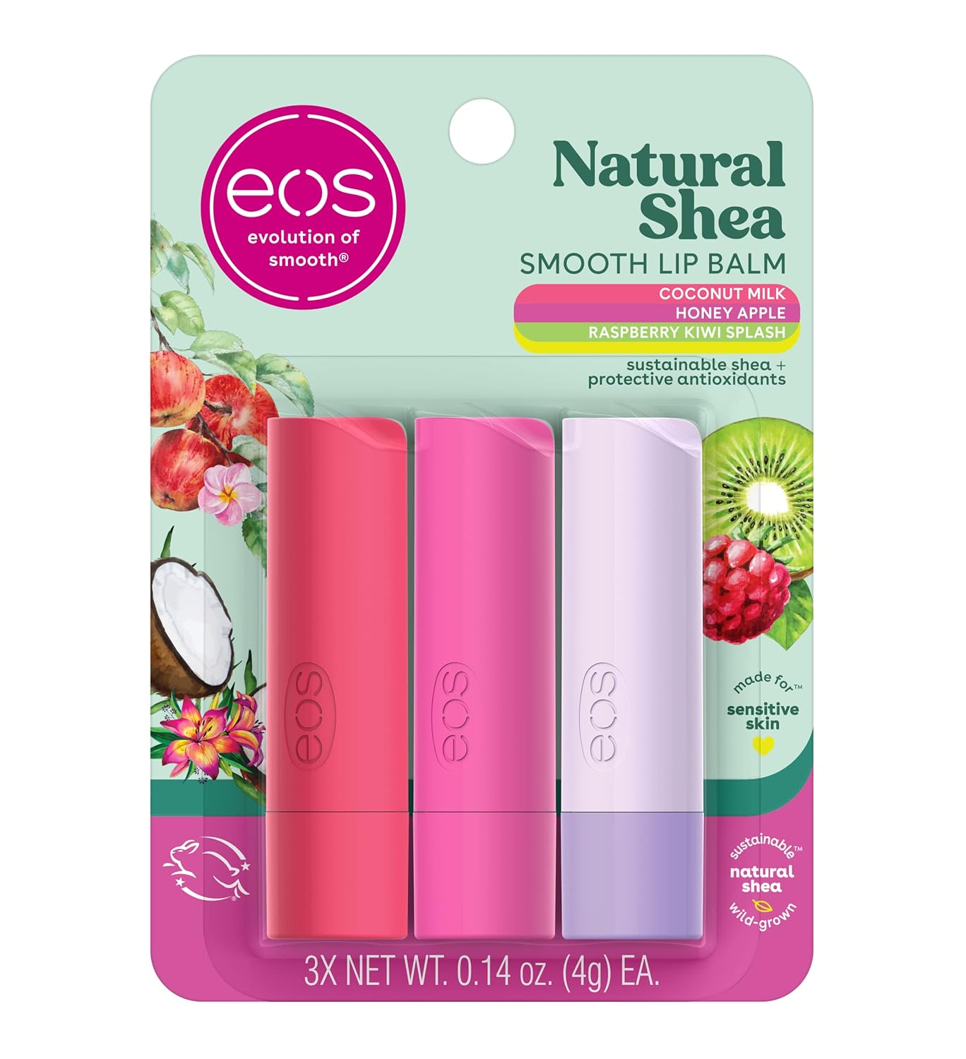 eos_Natural_Shea_Lip_Balm,_Honey_Apple,_Coconut_Milk_&_Raspberry_Kiwi_Splash,_All-Day_Moisture,_Lip_Care_Products,_0.14_oz,_3-Pack