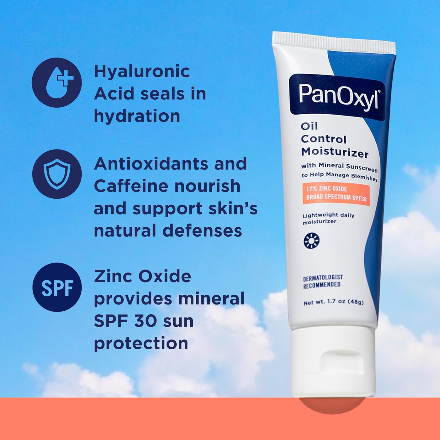PanOxyl_AM_Oil_Control_Moisturizer,_NEW_Sheer_Formula,_Absorbs_Excess_Oil_and_Reduces_Shine,_with_Mineral_Sunscreen_for_Acne_Prone_and_Oily_Skin_-_SPF_30-1.7_oz