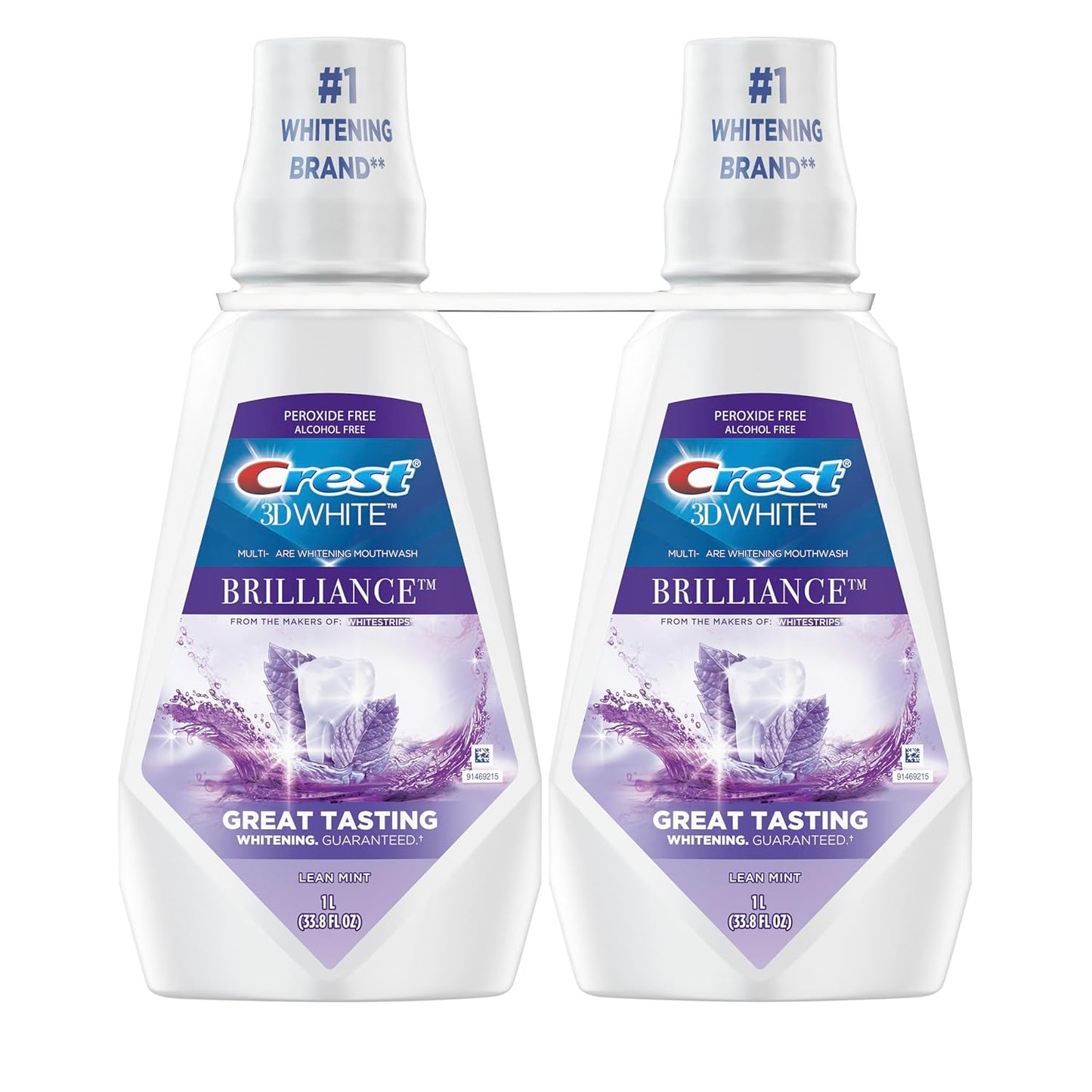 Crest_Mouthwash/Mouth_Rinse,_3D_White_Brilliance_Whitening,_Alcohol_Free,_Clean_Mint,_2x1L_(33.8_fl_oz)