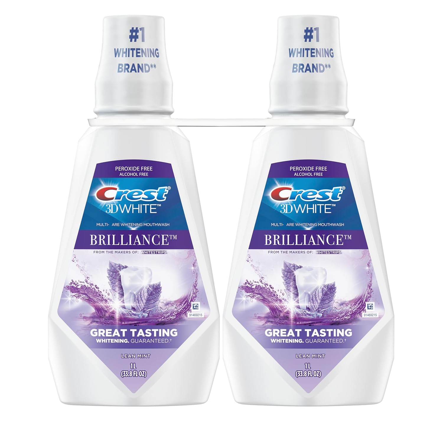 Crest_Mouthwash/Mouth_Rinse,_3D_White_Brilliance_Whitening,_Alcohol_Free,_Clean_Mint,_2x1L_(33.8_fl_oz)