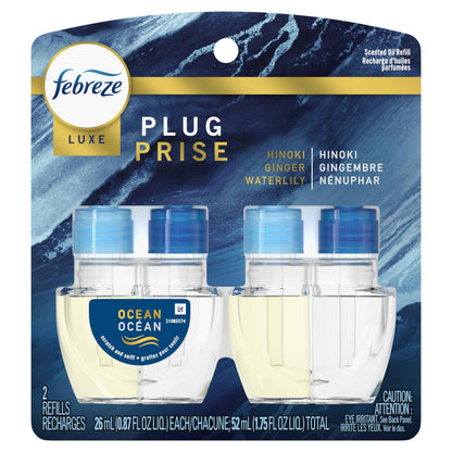 Febreze Odor-Fighting Fade Defy PLUG Air Freshener Refill