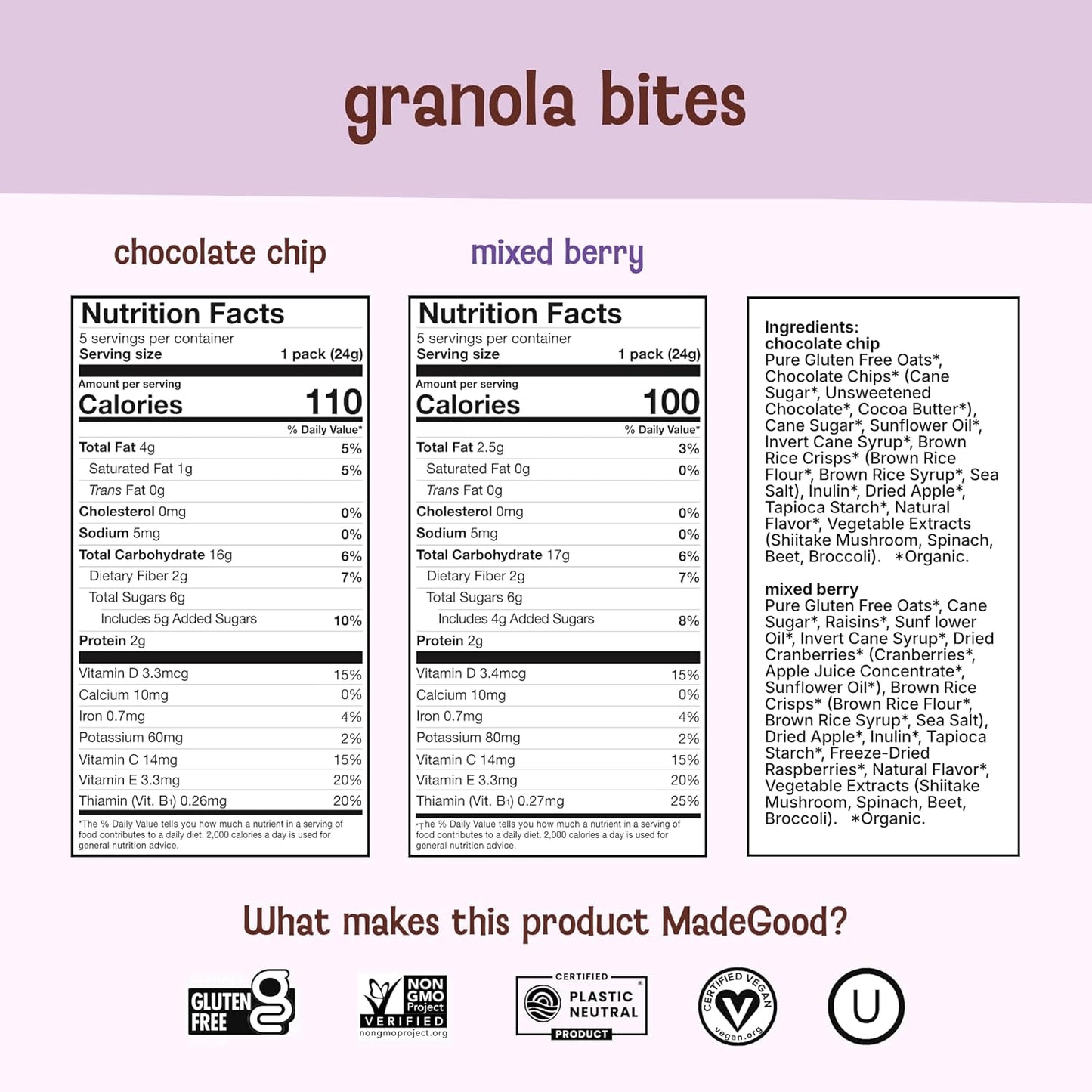 MadeGood_Granola_Bites_Chocolate_Chip_&_Mixed_Berry_Variety_Pack_(28_Count)_Gluten_Free_and_Organic_Snacks