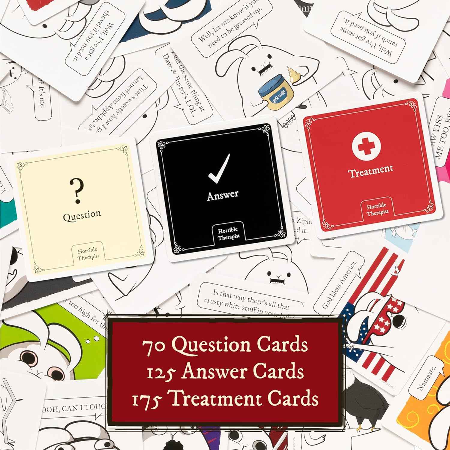 Horrible Therapist: by Exploding Kittens - A Card Game for 3-8 Players, Ages 17+ - Adult Party Game for Family Night