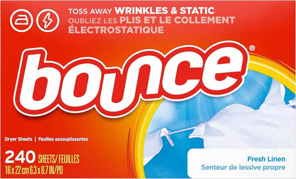 Bounce Fabric Softener Sheets, Fresh Linen Scent