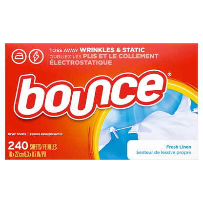 Bounce Fabric Softener Sheets, Fresh Linen Scent