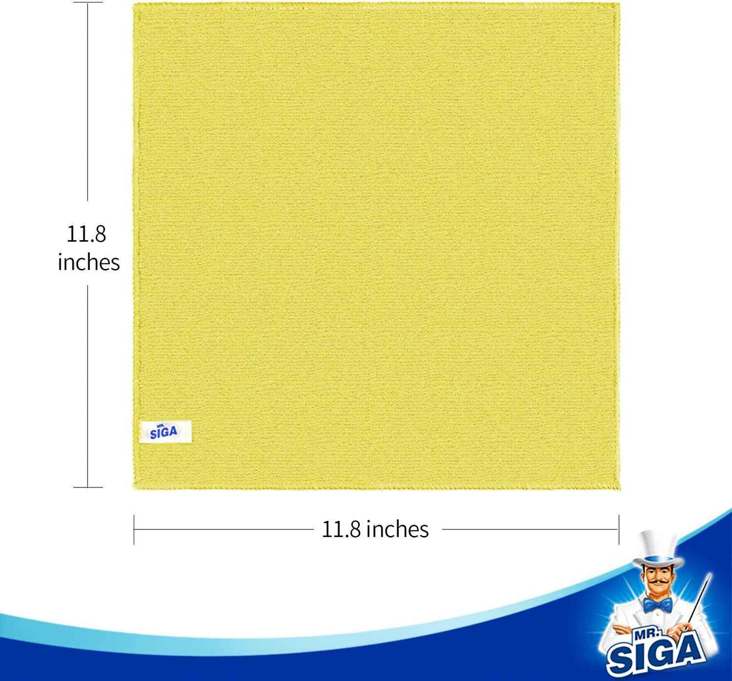 MR.SIGA Microfiber Cleaning Cloth, All-Purpose Cleaning Towels
