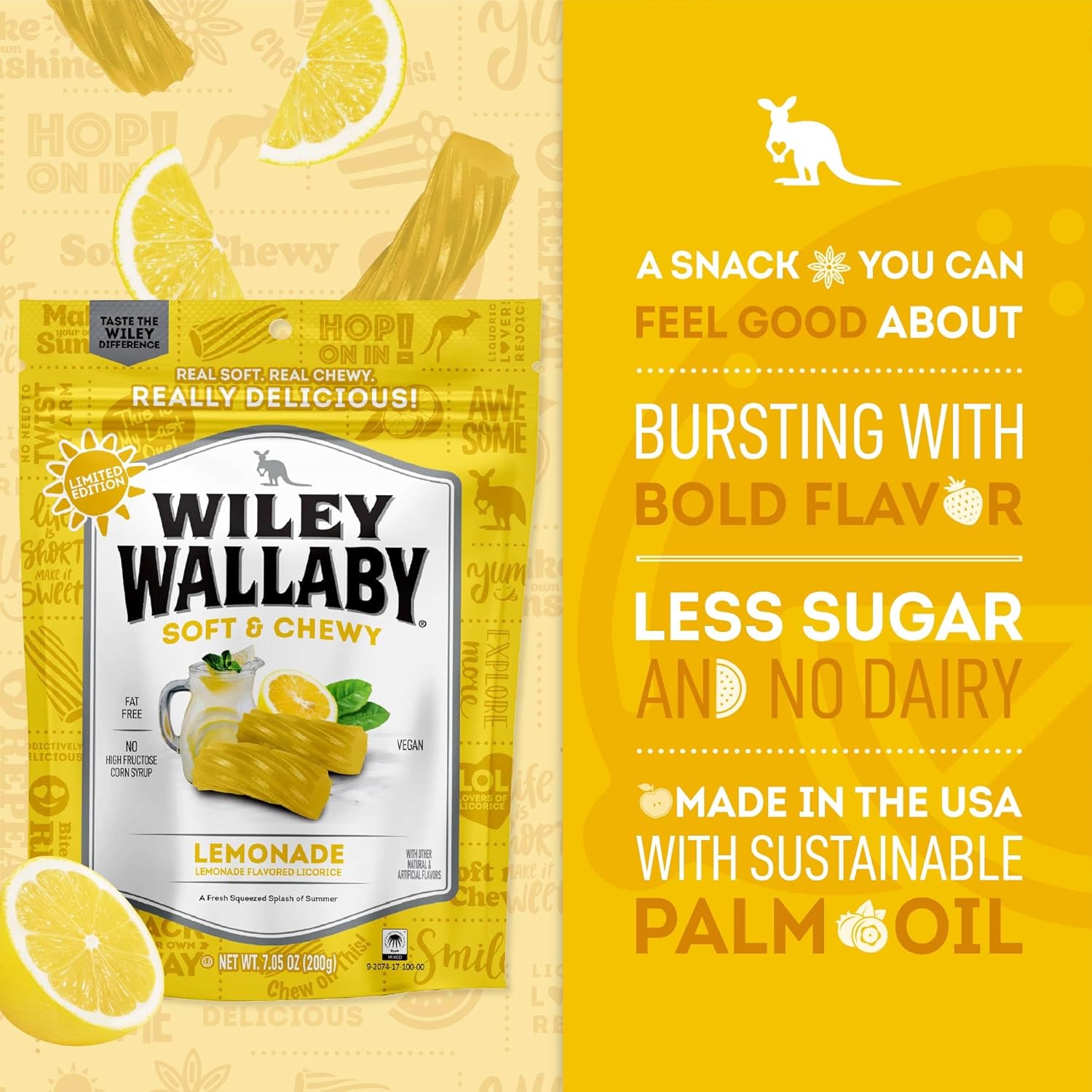 Wiley_Wallaby_Licorice_7.05_Ounce_Classic_Gourmet_Soft_&_Chewy_Australian_Lemonade_Licorice_Candy_Twists,_1_Pack