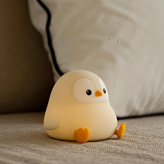 ATSUI_Penguin_Night_Light,_LED_Squishy_Novelty_Animal_Night_Lamp,_Food_Grade_Silicone,_2_Level_Dimmable,_Nursery_Nightlight_for_Desk_Decor,_Funny_Gifts_Stuff_for_Boys_Girls_Baby,_White_Elephant_Gifts