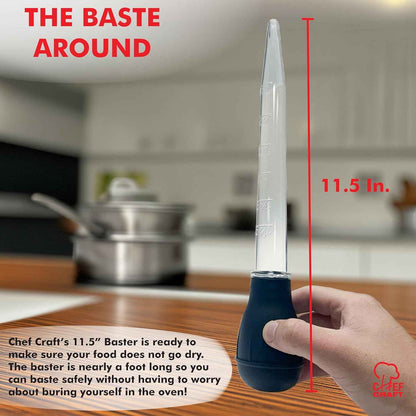 Chef Craft Classic Baster with Clear Tube, 11.5 inches in Length