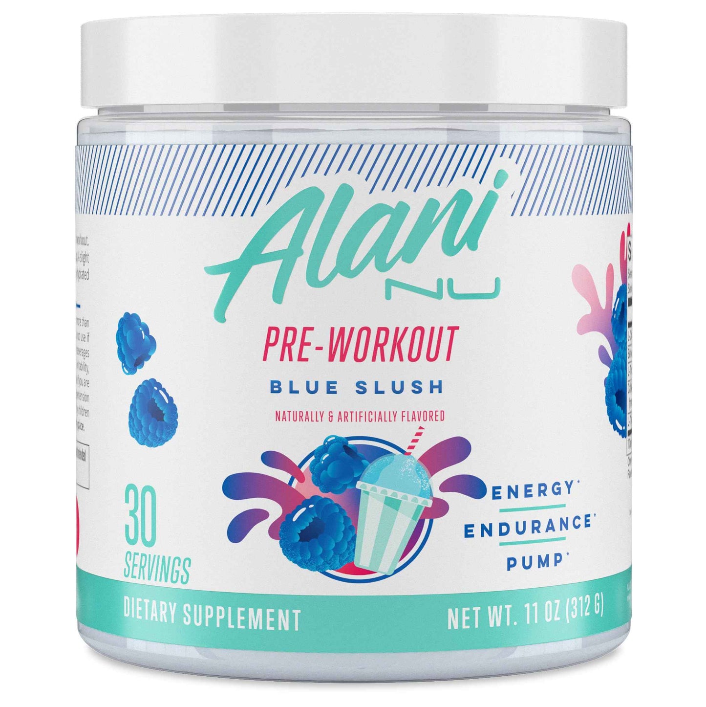 Alani Nu Pre Workout Powder | Amino Energy Boost | Endurance Supplement | Sugar Free | 200mg Caffeine | L-Theanine, Beta-Alanine, Citrulline | 30 Servings