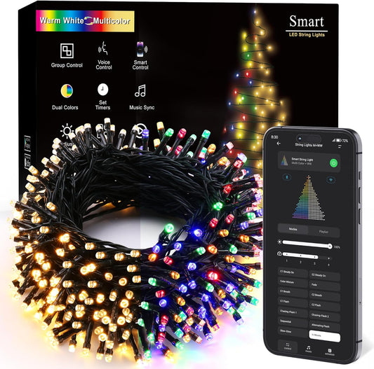 BrizLabs_Color_Changing_Smart_Christmas_Lights,_98ft_300_LED_App_&_Voice_Control_Christmas_String_Lights,_Warm_White_Multicolor_Mini_Light,_Dimmable_Xmas_Light_Music_Sync_for_Holiday_Party_Tree_Decor