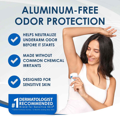 Vanicream Aluminum-Free Gel Deodorant - 2 oz - Unscented Formula for Sensitive Skin