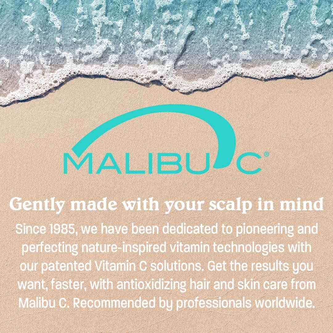 Malibu C Swimmers Wellness Shampoo and Conditioner + Hair Mask Summer Essentials Kit - Adults & Kids Clarifying, Moisturizing, Shine Restoring Hair Care - Protects from Pool Chlorine & Copper, 6 Ct