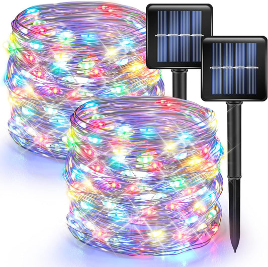 Dazzle_Bright_2/4_Pack_Solar_String_Lights_Outdoor,_Total_80FT_240LED_Solar_Powered_Waterproof_Fairy_Lights_8_Modes,_Copper_Wire_Lights_for_Christmas_Patio_Party_Tree_Yard_Decoration_(Multi-Colored)