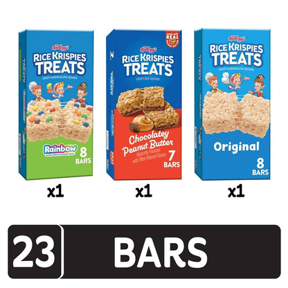 Rice Krispies Treats Crispy Marshmallow and Rice Squares, Lunch Snacks, Kids Snacks
