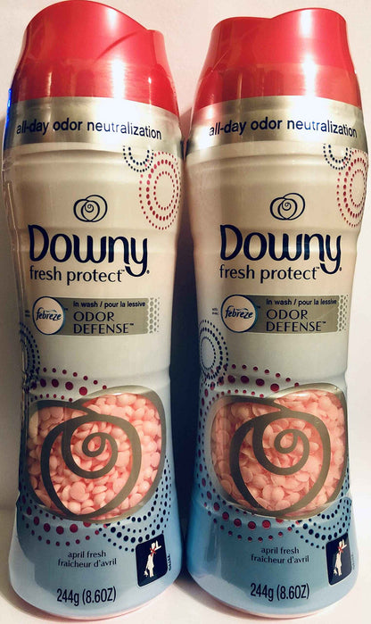 Downy Balance In-Wash Laundry Scent Booster Beads, Crisp Rain and Blue Eucalyptus scent, laundry scent beads, Long-lasting Freshness