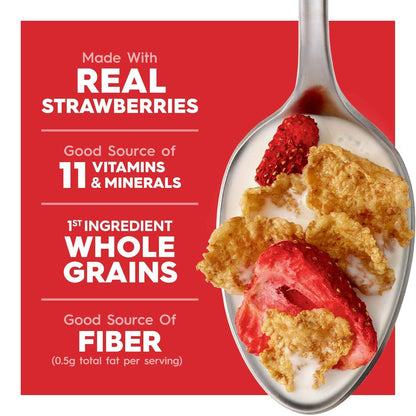 Kellogg's Special K Breakfast Cereal, Family Breakfast, Fiber Cereal, Family Size, Red Berries
