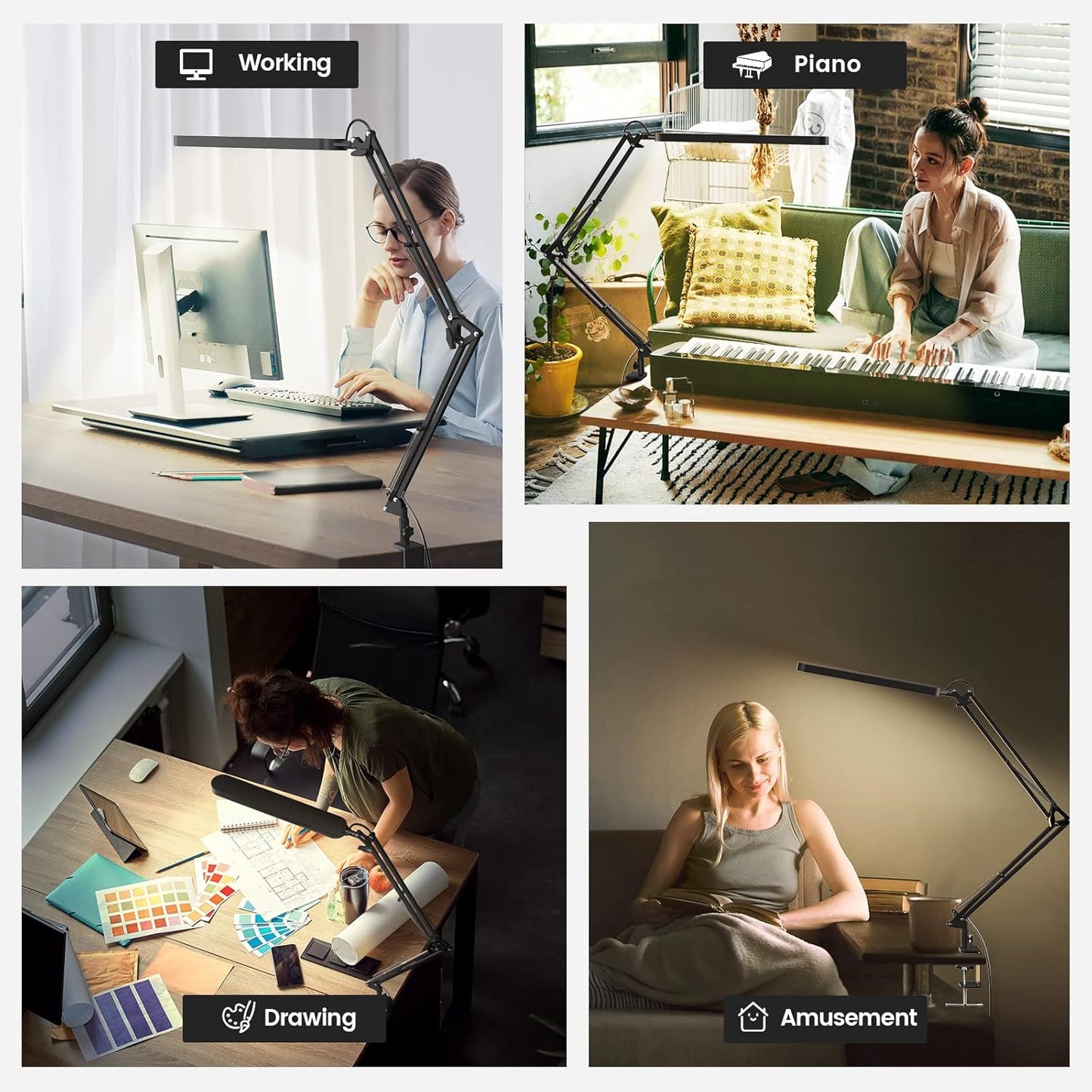 SKYLEO_Desk_Lamp_for_Home_Office,_Eye_Comfortable_LED_Desk_Light_for_Long_Hours,_Adjustable_Swing_Arm_with_Memory_Function,_Black