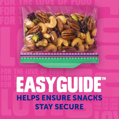 Ziploc Snack Bags, Easy Open and Close, Small Plastic Food Storage Bags