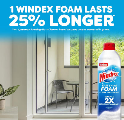 Windex_Fast_Shine_Foam_Glass_Cleaner,_No-Drip_Windows,_Doors,_Mirrors_&_Countertops_Aerosol_Cleaning_Spray,_Streak-Free_Shine,_Removes_Fingerprints,_Dust,_Dirt,_Grime_&_More_19_oz_(Pack_of_6)