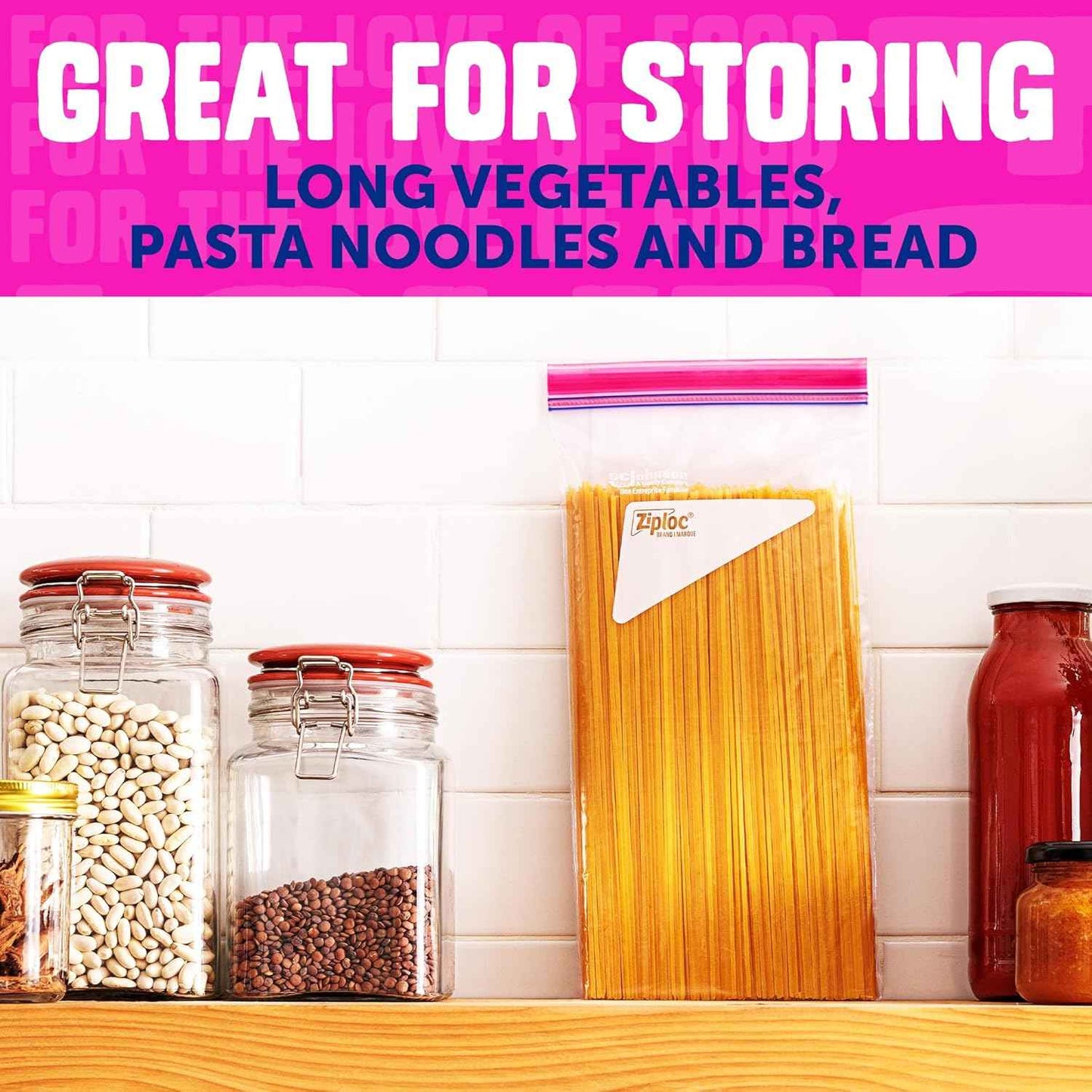 Ziploc Tall Food Storage Bags