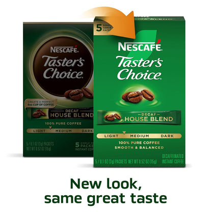 Nescafe_Taster's_Choice_Decaf_Instant_Coffee,_House_Blend,_0.52_Ounce_(Pack_of_60_-12x5_pcs)