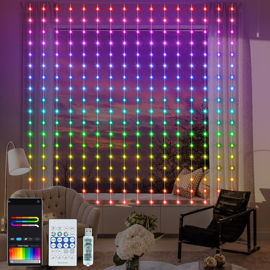 Smart_Curtain_Lights_RGB_5050_Built_in_Chip,_Color_Changing_Curtain_Lights_with_Music_Sync_APP_Remote_Control,_8Ft_x_6Ft_144LED_USB_Powered_Fairy_Lights_for_Party_Patio_Garden_Decor