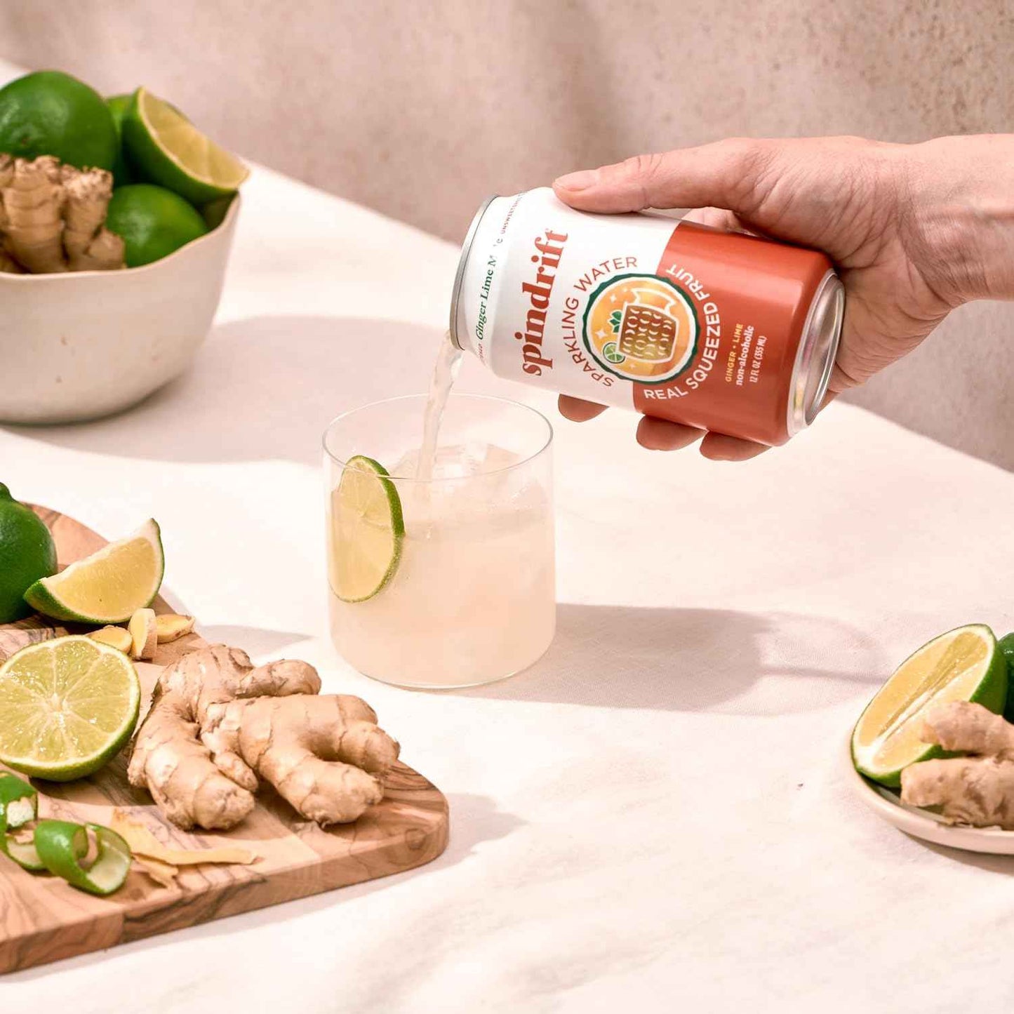 Spindrift Sparkling Water, Made with Real Squeezed Fruit, 12 Fl Oz Cans