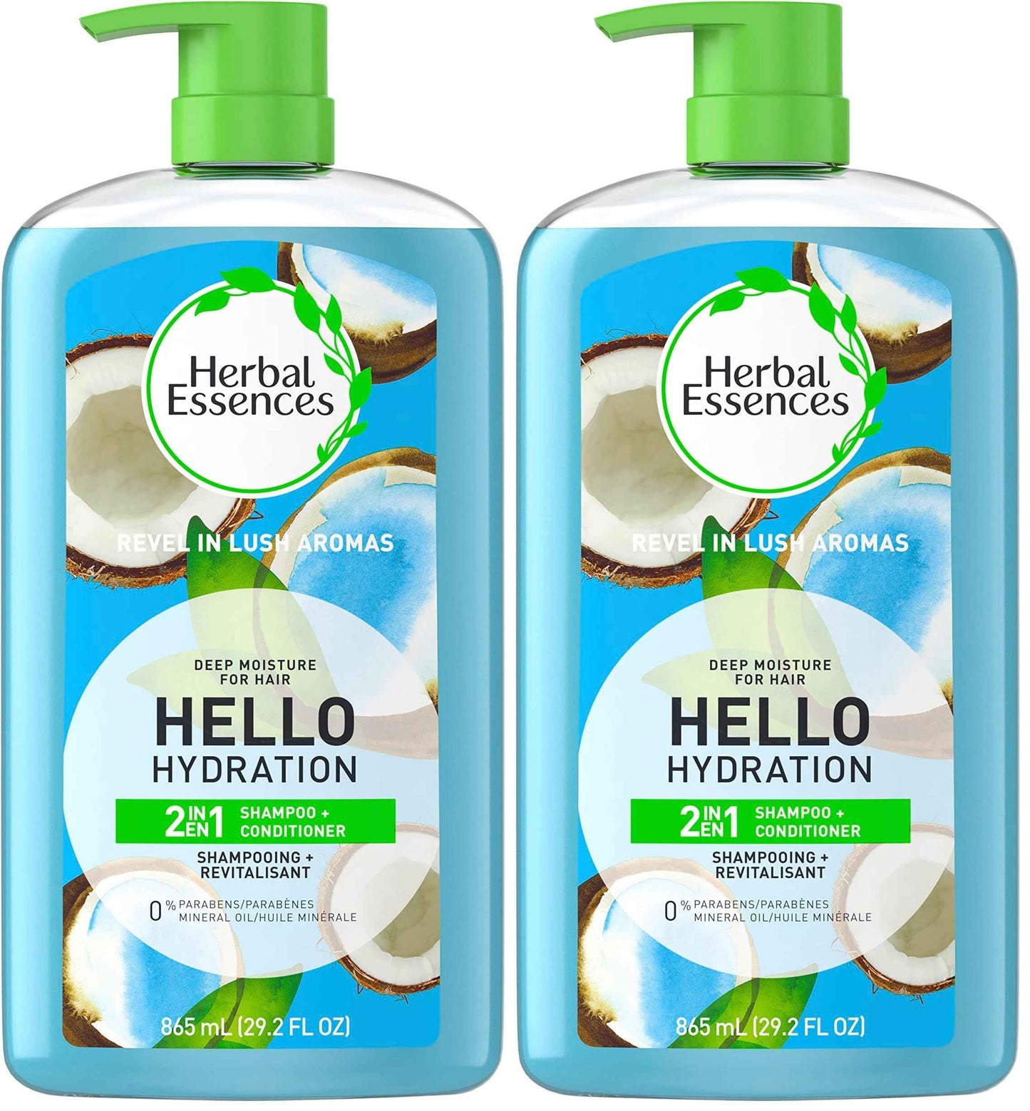 Herbal Essences Hello hydration shampoo shampooing for hair 29.2 FL OZ