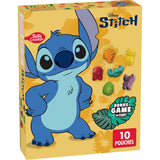 Disney Stitch Fruit Flavored Snacks, Fat Free and Gluten Free Snacks, 8 oz (10 Pouches)