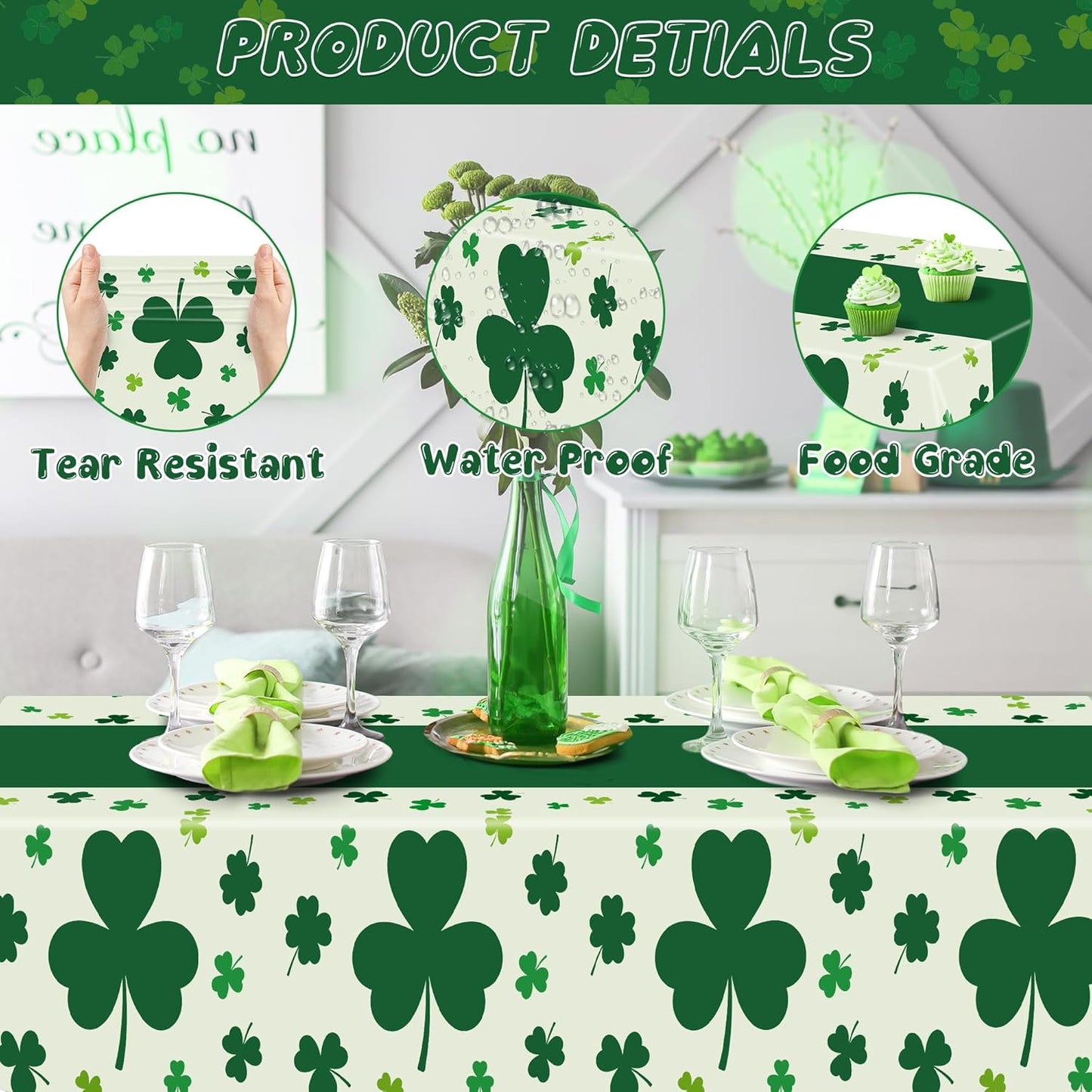 QZYL_3_Pack_St_Patricks_Day_Decorations,_108"_X_54"_St_Patricks_Day_Tablecloth,_Disposable_Plastic_Shamrock_Green_Tablecloths_Grass_Table_Cover,_Irish_Holiday_Table_Cloth_for_Shamrock_Party_Supplies