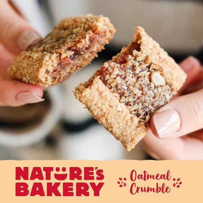 Nature’s Bakery Oatmeal Crumble Bars, Real Fruit, Vegan, Non-GMO, Breakfast bar