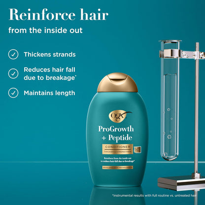 OGX_ProGrowth_+_Peptide_Conditioner,_Thickening_Conditioner_Moisturizes,_Reinforces_and_Strengthens_Hair_to_Reduce_Hair_Fall_Due_to_Breakage*,_13_fl._oz