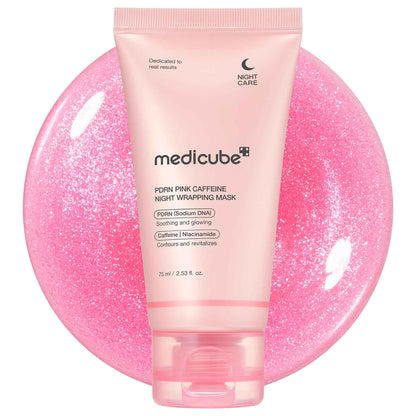 medicube Wrapping Mask, Vitamin C Overnight Peel Off Facial Mask | Brighten & Defends Against Skin Stress for a Clear, Glowing Complexion | Korean Skin Care, 2.53 fl.oz