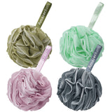 AmazerBath Loofah Sponge 60g/Piece, Exfoliating Bath Sponge Body Scrubber - Loofa Set of 4 Flower Color