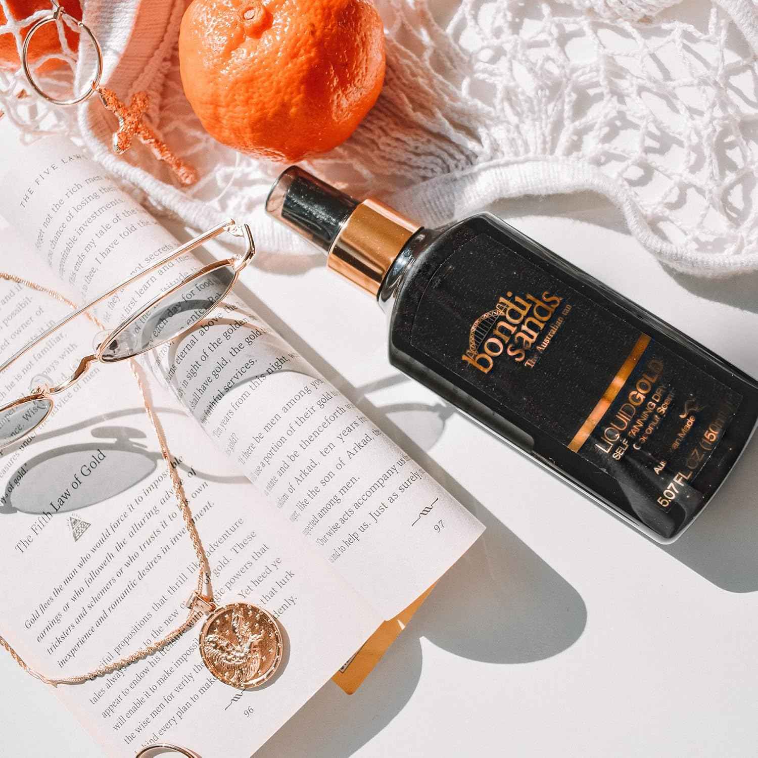 Bondi Sands Liquid Gold Self Tanning Dry Oil | Hydrating, Quick Drying, Tanning Dry-Oil for a Natural, Golden Look | 5.07 oz/150 mL