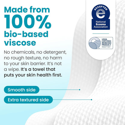 CLEAN_SKIN_CLUB_Blemish_Control_Clean_Towels®_XL,_Extra_Exfoliation_for_Oily_Skin,_Disposable,_Single-Use_Face_Towelette_Dry_Wipe_-_1_Pack_(50_Count)