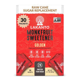 Lakanto Classic Monk Fruit Sweetener with Erythritol Sweetener Packets - White Sugar Replacement, Zero Net Carbs, Calories, Sweeten on the Go, Coffee, Lemonade, Tea, Desserts - Classic (3g - 30 Count)