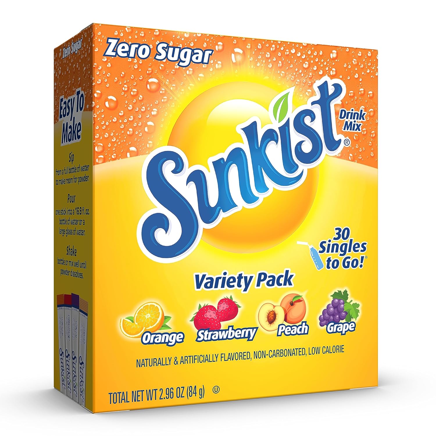 Sunkist_Soda_Variety_Pack,_Singles_To_Go_Orange,_Strawberry,_Grape_and_Peach_(30_Total_Sticks)
